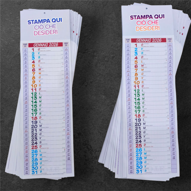 calendari 2027 con pagamento alla consegna